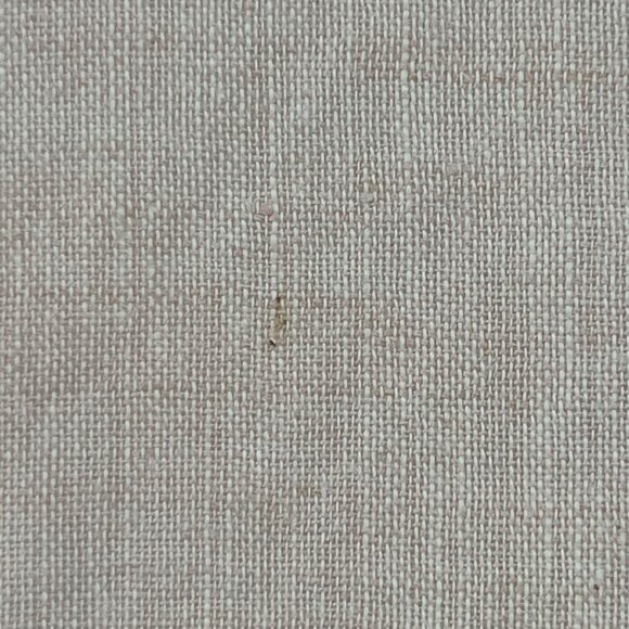 Vintage Handmade Embroidered Linen Tablecloth Peach Gray Floral Square 33” Used - Picture 13 of 13